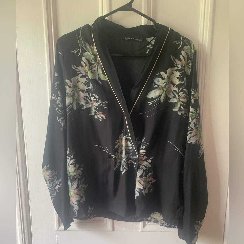 Zara Floral Blouse